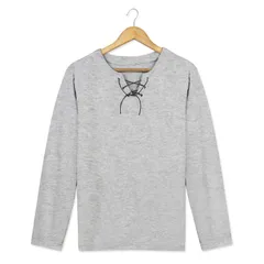 アニメT 進撃の巨人 エレン・イェーガー / 鹿野修哉 コスプレ Tシャツ 長袖 ベースTコスプレ 衣装 仮装 グレー