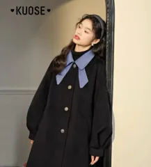 新品 KUOSE リボン カラー コート L - メルカリ