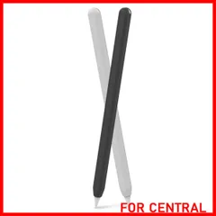 【特価】AhaStyle 超薄型 Apple Pencil 2 シリコン保護ケース Apple Pencil 第二世代のみに適用 二本セット (黒，白).