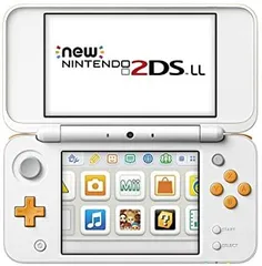 【中古】【非常に良い】Newニンテンドー2DS LL 【ホワイト×オレンジ】3DSのゲームが2Dで遊べる