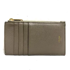 ⭐️美品⭐️　CELINE　フラグメントケース　カードホルダー　グレー セリーヌ コインカードホルダー レザー フラグメントケース