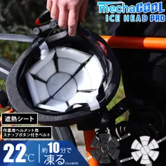 公式 めちゃクール アイスヘッドPRO アレグレット 保冷剤 遮熱 クールパッド 接触冷感 熱中症対策 暑さ対策 ヘルメット 帽子 ひんやり 冷感グッズ プレゼント ギフト 節電対策 メンズ レディース 自転車 工場 現場 作業 土木 大工 工事 ランニング