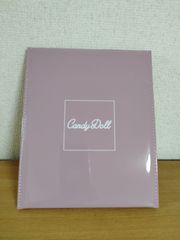 キャンディドール　ロゴ入り　大判ミラー　ラベンダー