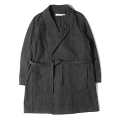 美品 NONNATIVE ノンネイティブ コート ストレッチ ウール ガウンコート SLEEPER GOWN W/N/P FLANNEL STRETCH 16AW チャコール 1 アウター ジャケット ブランドのサムネイル