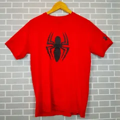 M1-00413 【Mens】　UNDER ARMOUR(アンダーアーマー) 半袖 Tシャツ (S) /赤 表、プリントに劣化有 表、左袖に劣化有 表、裾に汚れ有 表、四角い跡有 U-13