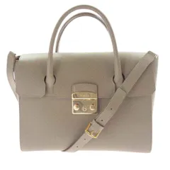 Furla フルラ トートバッグ メトロポリス サッチェル 2Way ハンド ショルダーバッグ【中古】のサムネイル