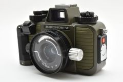 #446 希少 Nikon ニコン NIKONOS-V モスグリーン 水中カメラ フィルムカメラ