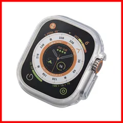 エレコム Apple Watch Ultra 49mm ケース バンパー 側面保護 ソフト TPU クリア AW-22CBPUCR