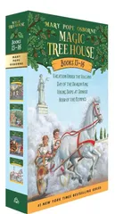 【新品】☆アメリカ出版社直輸入品☆正規品　Magic Tree House Books 13-16 Boxed Set　人気シリーズ☆マジックツリーハウス　13巻～16巻　６歳～９歳　小学生　英語図書　４冊セット