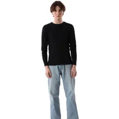 【在庫処分】無地 長袖 ワッフル 丸首 Beefy あたたかい 防寒 サーマルクルーネックロングスリーブ サーマル HM4-Q103 ロングTシャツ メンズ [ヘインズ]