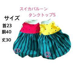ハンドメイド犬服☆スイカバルーンS