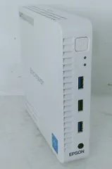 ★省電力 格安 超小型ファンレスPC 快適SSD搭載 EPSON Endeavor ST20E [8] (4コア Celeron N3160 1.6GHz/4GB/SSD 128GB/Windows10 Pro)のサムネイル