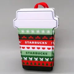 【中古】小物入れ・マルチケース・缶ケース ロゴ オーナメント缶ケース 「スターバックスコーヒー」