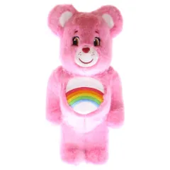 MEDICOM TOY (メディコムトイ) BE@RBRICK Cheer Bear Costume Ver. 400% Care Bears ベアブリック チアベア ぬいぐるみ フィギュア 人形 ケアベア ピンク