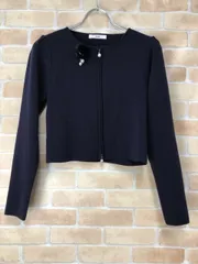 Rene ジップアップ カーディガン 38 Rene ジップアップ カーディガン 38