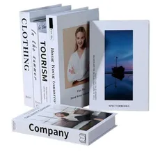 おしゃれ 6冊セット フェイクブック ディスプレイブック 小道具 イミテーションブック オブジェブック 飾り 撮影用 洋書 海外インテリア ダミーブック 6冊セット カフェ インテリア インテリア雑貨#jewel576061