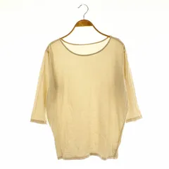 プラージュ Plage 24SS 7分袖 Nuance Tシャツ カットソー プルオーバー コットン F ベージュ /YQ ■OSのサムネイル