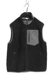 ゆ*ん様 patagonia 2000年秋冬 USA製 レトロXベスト ブラック 00's パタゴニア レトロXベスト モスグリーン 表記(L) USA製