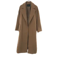 グリーンレーベルリラクシング ウール チェスターコート 36 ブラウン系 green label relaxing UNITED ARROWS レディース 古着 【240210】