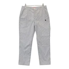 サイズ：M ROUGH&SWELL ラフアンドスウェル 2024年モデル シアサッカーパンツ ストライプ柄 ホワイト系 [240101528792] ゴルフウェア レディース ストスト