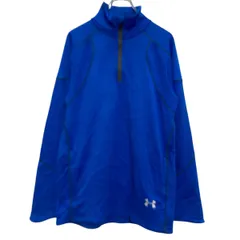 UNDER ARMOUR ハーフジップ トラックジャケット S ブルー アンダーアーマー スポーツウェア ジャージ 古着卸 アメリカ仕入 a612-7643のサムネイル