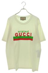 グッチ 20SS 616036 XJCOQ フロントロゴプリントTシャツ メンズ L