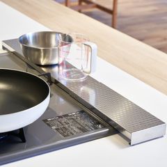 【日本初】排気口カバー 60cm 75cmスマート フラット＼一年保証×SUS304ステレンス／コンロカバー 傷防止　丸洗いＯＫ！　グリルカバー 幅64～80ｃｍ フラット　コンロ用 洗いやすい 油はね ガードおしゃれ（柄タイプ）