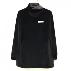 【超美品】ヘンリークラブ 長袖ハイネックシャツ 黒×グレー チュニック丈 表起毛 レディース 40 ゴルフウェア HENRY CLUBのサムネイル