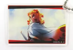 【中古】アクリルスタンド・アクリルパネル 煉獄杏寿郎(振り返り) アクリルプレート 「鬼滅の刃 全集中展 -無限列車編・遊郭編-」