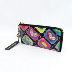 Think Bee! / シンクビー ■L字ファスナー　長財布　ナイロン　マルチカラー　タグ付き 【財布/サイフ/ウォレット/wallet/コイン】 ブランド【未使用】 