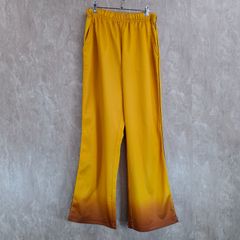 ジョージア　Georgia 非売品　グラデーション　ロゴプリント　 イエロー　黄色 M ジャージ トラックパンツ