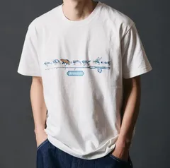 新品　BARNSバーンズ ルアー柄　Tシャツ　白　アメカジ　アウトドア　釣り　古着　ヴィンテージ　復刻のサムネイル