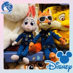 ニック　ジュディぬいぐるみセット　ディズニーランド購入品 ズートピア Mぬいぐるみ “ジュディ&ニック”｜プライズ・くじ