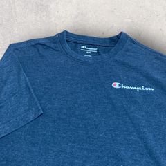US古着 Champion チャンピオン ロゴマーク Tシャツ M ブラック