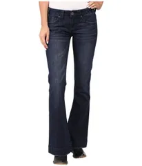 【送料無料】 ロックアンドロールカウボーイ レディース デニムパンツ ボトムス Trousers Low Rise in Dark Wash W8-8486 Dark Wash