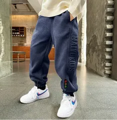 子供服 キッズ 男の子 ロングパンツ 長ズボン ワッフルパンツ カジュアルパンツ 小学生 ロング丈 ファッション