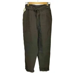 ワイズフォーメン Ys for men LQ 90S 98AW レーヨン リネン ベルテッド 2タック スラックス パンツ メンズ JPN：M 