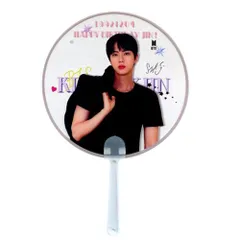 JIN ジン (BTS / バンタン) グッズ - 透明 ミニ うちわ【新品】