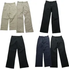 古着卸 まとめ売り ディッキーズ Dickies 874 ワーク パンツ 6枚セット (メンズ 32 /33 ) ブラック ネイビー ベージュ 中古 古着 NA2038
