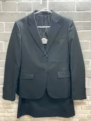 【G3-23】◇ Mike Birnies 13ARサイズ　就活スーツ　スカート　セットアップ　肩パッド付き　黒色