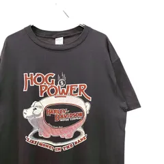 HARLEY-DAVIDSON USA製 タンクトップ　豚　プリント　ブラウン 古着 USA製 HARLEY-DAVIDSON プリントタンクトップ | Flamingo