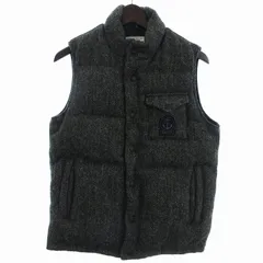 フィデリティ FIDELITY ハリスツイード Harris Tweed ダウンベスト リバーシブル グレー Sのサムネイル
