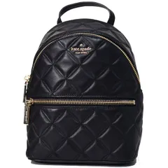 ケイトスペード バッグ katespade スムースレザー ナタリア キルティング ミニ コンバーチブル 3WAY 斜めがけ ショルダー ハンドバッグ リュックサック バックパック ブラック WKRU7075