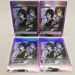 朽木ルキア sr 星1 パラレル 4枚セット UA】※プレイ用特価品※朽木 ルキア【SP】UA04NC/BLC-3-002 - C