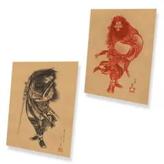 時代物 根付 「鍾馗さま」疱瘡除け おまじない IS1