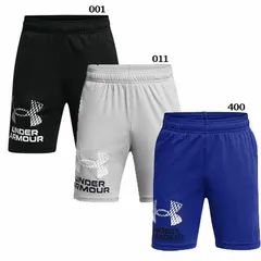 アンダーアーマー　UAテック ロゴ ショーツ　キッズハーフパンツ　24SS　1383333　★2800