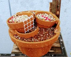 481組鉢★多肉植物用★大物★ライトブラウンのサムネイル