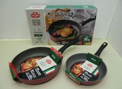 【未使用品】 BALLARINI バッラリーニ モンテロッソ フライパン2pc セット　20cm＆26cm ガス火専用