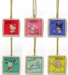 【中古】キーホルダー 全6種セット 「サンリオキャラクターズ ドローイングタッチクリアアクリルキーホルダー」