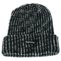 SUPREME (シュプリーム) 24AW Rainbow Knit Loose Gauge Beanie レインボー ニット ルース ゲージ ビーニー ニット帽 帽子 ブラック